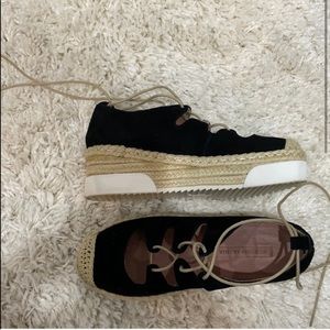 BCBG platform sandals